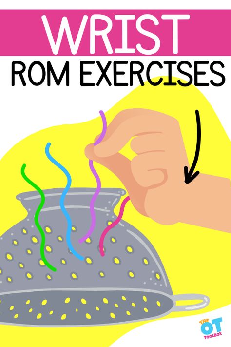 Wrist Stability Exercises, Wrist Extension Activities, Hand Function Occupational Therapy, Wrist Range Of Motion Exercises, Therapeutic Exercise Occupational Therapy, Wrist Drop Occupational Therapy, Constraint Induced Movement Therapy Activities, Alert Program, Visual Motor Activities