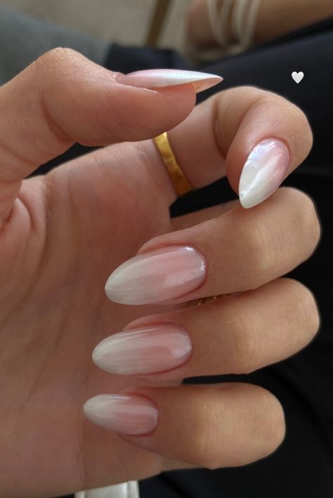 Glazed Nails, Art Core, Unghie Sfumate, Summer Toe Nails, Spring Nail Designs, Simple Gel Nails, Soft Nails, Baby Boomer, Spring Nail