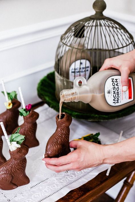 Easter Cocktails, Two Ingredient, Here Comes Peter Cottontail, Easter 2021, Hippity Hoppity, Cocktail Sauce, Peter Cottontail, Easter Food, Chocolate Bunny