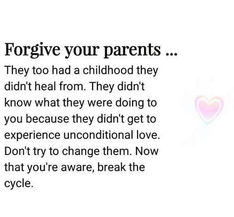 Forgive Your Parents, Narcissistic Mothers, Healing Journaling, Awareness Quotes, Break The Cycle, I Quit My Job, Inner Child Healing, Mental And Emotional Health, A Poem