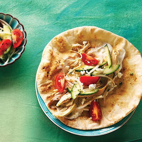 Photo: Maya Visnyei Lunch Ideas For School, Wraps Recipes Easy, Chicken Gyro Recipe, Chicken Gyro, Greek Gyros, Gyro Recipe, School Lunch Recipes, Chicken Gyros, Easy Wrap