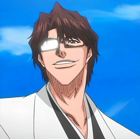 Bleach Aizen, Sousuke Aizen, White Hair Anime Guy, Aizen Sousuke, Bleach Drawing, Aizen Sosuke, Bleach Anime Ichigo, Anime Boy Hair, Bleach Characters