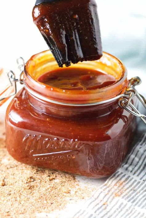 Kansas City Style BBQ Sauce Kansas City Bbq Sauce Recipe, Kansas City Bbq Sauce, Kansas City Barbecue, Bbq Sauce Recipes, Make Bbq Sauce, Barbecue Pork Ribs, How To Make Bbq, Homemade Barbecue, Homemade Barbecue Sauce