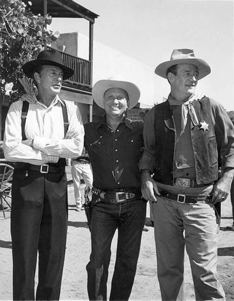 Gary Cooper, Gene Autry, and John Wayne Gene Autry, John Wayne Movies, Western Hero, Gary Cooper, Classic Movie Stars, Lone Ranger, Cary Grant, Hollywood Legends, John Wayne