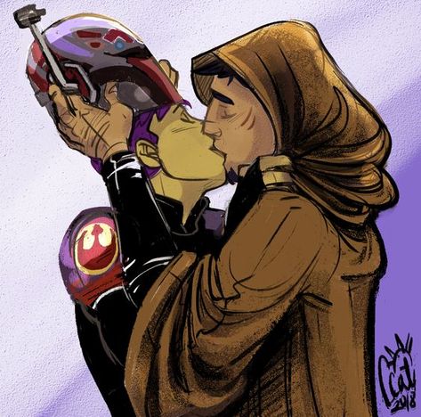 Ezra And Sabine Fan Art, Star Wars Ezra, Ezra And Sabine, Star Wars Rebels Ezra, Starwars Rebels, Sw Rebels, Ezra Bridger, Sabine Wren, Star Wars Characters Pictures