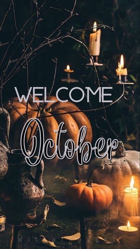 Welcome October Quotes Inspirational, Aesthetic Wallpaper October, Hello October Wallpapers, Hello October Aesthetic, October Photos, October Feels, October Welcome, Hello October Images, Spooky Photography