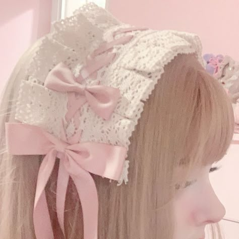 #cute Soft Cute, Aesthetic Icon, Pink Outfit, Ribbon, Blonde, Hair, Pink, Kawaii