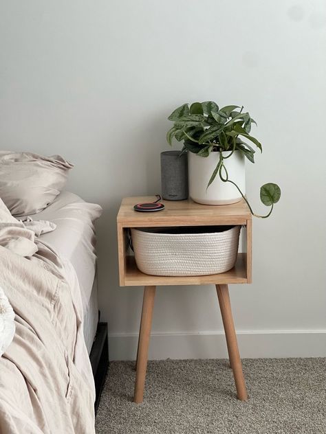 exilot Solid Wood Nightstand … curated on LTK Light Night Stand, Night Stand Minimalist, Night Stand Inspiration, Small Night Stand Ideas, Night Stand Alternative, Night Stand Boho, Minimalistic Nightstand, Cheap Nightstand Ideas, Small Bedroom Nightstand Ideas