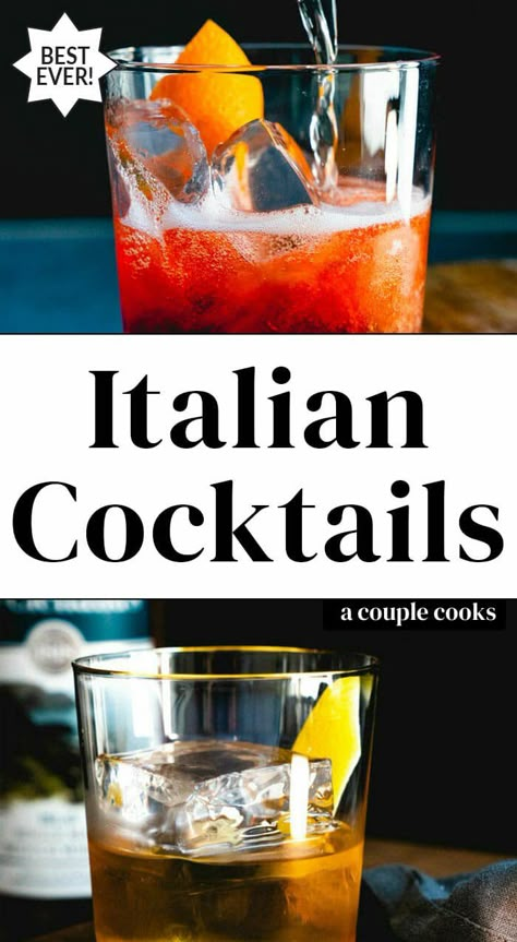 Italian Inspired Cocktails, Italian Cocktail Recipes, Cocktail Corner, Italian Margarita, Italian Liqueur, Italian Drinks, Italian Dinner Party, Italian Party, Italian Cocktails