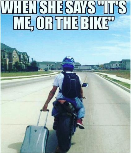 Motocross Funny, Bike Meme, Bike Humor, Motorcycle Memes, Motorcycle Humor, Truck Memes, Biker Baby, Car Jokes, Funny Motorcycle