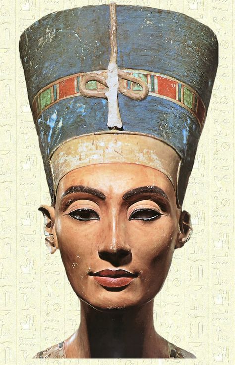 Nefertiti | Queen Nefertiti Nefertiti Bust, Egypt Museum, Egyptian Queen Nefertiti, Ancient Egypt Art, Queen Nefertiti, Egyptian Queen, Art Ancien, Egypt Art, Tutankhamun