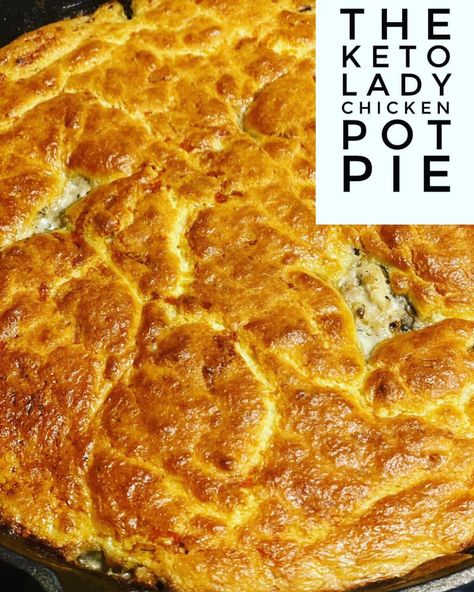 The Keto Lady Chicken Pot Pie — Keto Lady Lori The Keto Lady, Keto Chicken Pot Pie, Healhty Meals, Atkins Recipes, Healthy Low Calorie Meals, Chicken Pie, Chicken Pot Pie Recipes, Low Carb Chicken, Keto Chicken