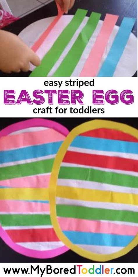 Påskeaktiviteter For Barn, Oppgaver For Barn, Easter Egg Craft, Kindergarten Spring, Preschool Easter, Easy Preschool Crafts, Craft For Toddlers, Easter Crafts Preschool, Easter Eggs Kids