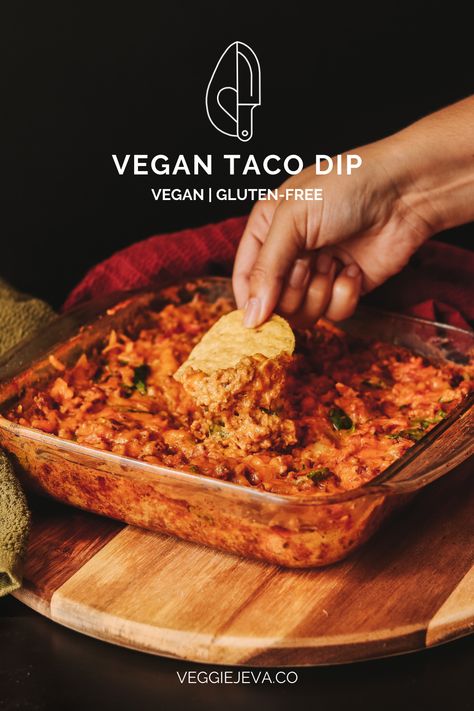 Vegan Taco Night, Vegan Chips And Dip, Vegan Mexican Dip, Vegan Pizza Dip, Vegan Crab Dip, Vegan Taco Bar, Vegan Taco Dip, Vegan Dips For Parties, Vegan Appetizers Finger Foods