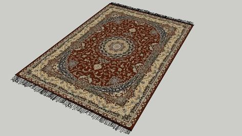 Genuine Iranian Carpet 3 - 3D Warehouse Warehouse Interior, Turkish Restaurant, Iranian Carpet, Sketchup Models, Bakery Kitchen, Interior Design Sketch, Sketchup Model, Stair Steps, 3d Warehouse