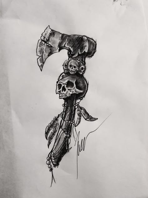 Hatchet Tattoo Design, Ax Tattoo Design, Norse Tattoo Axes, Axes Tattoo, Battle Ax Tattoo, Viking Skeleton Tattoo, Viking Ax Tattoo, Machado Viking Tattoo, Battle Axes Viking Tattoo