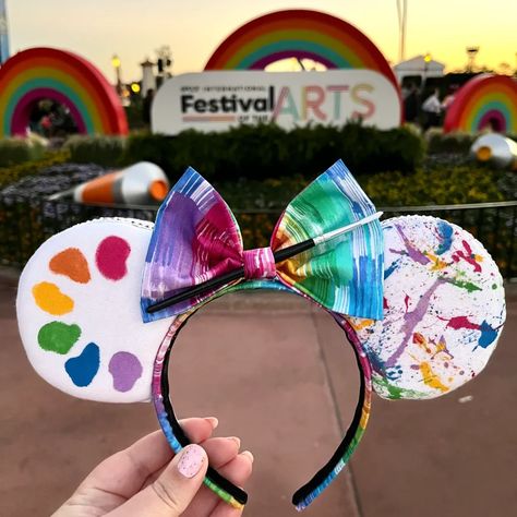 Disney Ears Headband, Diy Disney Ears, Diy Mickey Ears, Disney Diy Crafts, Disneyland Ears, Disney Headbands, Disney Bows, Disney Mickey Ears, Mickey Balloons