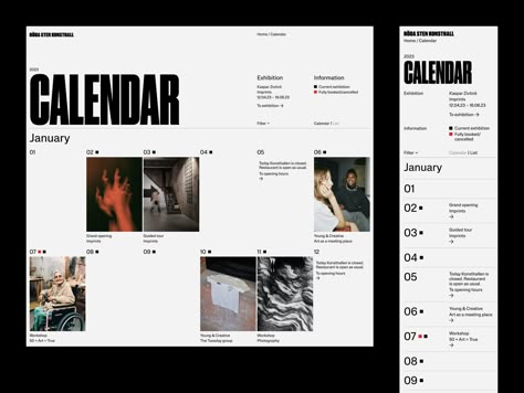 Calendar - Awwwards Minimalist Web Design, Calendar Layout, Documents Design, Presentation Layout, Film Design, Learning Graphic Design, Branding Website Design, Web Design Trends, Web Inspiration
