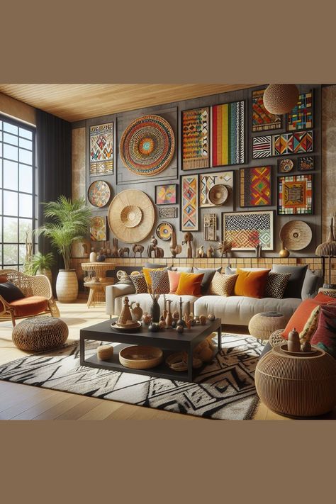 We all want to be proud of our humble abodes. But determining what color scheme and furniture best compliment a space can feel like a monstrous task when interior design just doesn’t come innately. African Interior Design, African Inspired Decor, African Interior, نباتات منزلية, Eclectic Interior Design, African Home Decor, African Decor, Eclectic Interior, Boho Living