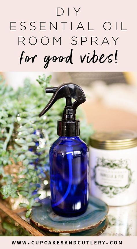 DIY room spray recipe with essential oils. This air freshener uses witch hazel and oils to promote good vibes. Can be used in full moon blessings too! Diy Room Spray Air Freshener, Diy Room Spray Essential Oils, Homemade Room Spray, Room Spray Recipe, Diy Room Spray, Essential Oil Spray, Diy Essentials, Kitchen Skills, Homemade Cleaning