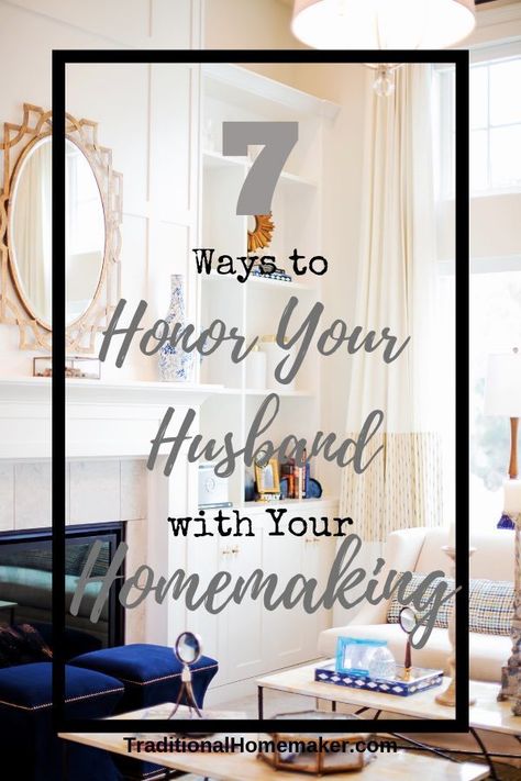 Help your husband unwind after a stressful day with a welcoming home. Honoring your husband with your homemaking is more important than you think.#homemaking #oldfashionedhomemaking #traditionalhomemaker Welcome Home Husband, Homemaker Tips, Biblical Homemaking, Vintage Homemaking, Housewife Life, Homemaking Ideas, Homemaker Schedule, Better Wife, Christ Centered Marriage