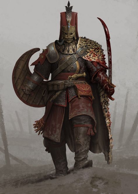 Trench Crusade on X: "Janissary of the Sultanate of the Iron Wall Captured during raids as children, and subjected to rigorous martial training and mental indoctrination until they have complete devotion to the Sultan. Empowered by secret elixirs crafted by the Jabirean alchemagi. https://t.co/qTmgdWqhe8" / X Carapace Armor, Trench Crusade, 다크 판타지, Dungeons And Dragons Characters, Fantasy Armor, Fantasy Concept Art, Armor Concept, Fantasy Warrior, Arte Fantasy