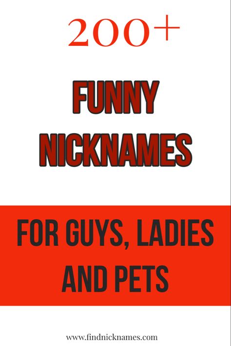 Funny Pet Names For Boyfriend, Funny Nicknames For Friends Guys, Funny Nicknames For Friends Hilarious, Goofy Nicknames, Cringe Nicknames, Funny Nicknames For Boyfriends, Food Nicknames, Nicknames For Women, Pet Names For Guys