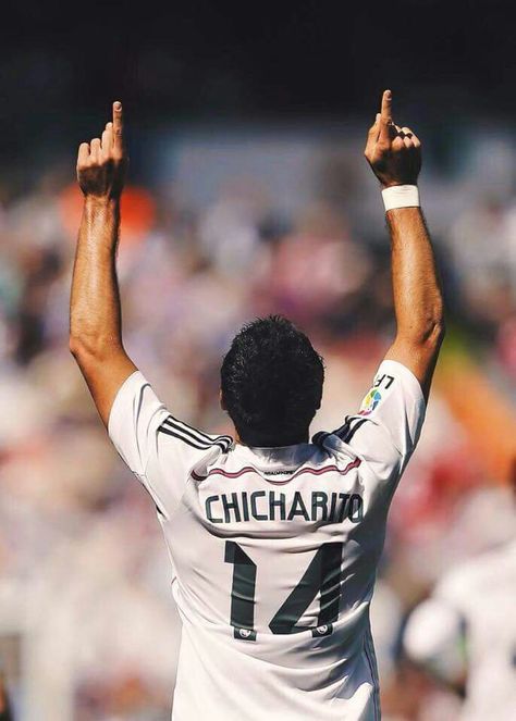 I throw my hands up and I pray sometimes saying aayoo I'm CHICHARITO! Chicharito Real Madrid, Chivas Soccer, Javier Hernandez, Rivaldo, Mexico Soccer, Football Love, The Grandmaster, Mens Winter Fashion, David Beckham