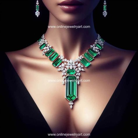 For more 100+ designs click on the link https://www.onlinejewelryart.com/2024/02/diamond-and-emerald-sets.html Design created by @surajitsadhikari Follow @onlinejewelryart To see 7000+ designs, visit Official Website https://www.onlinejewelryart.com/ #designer #artist #creativity #jewels #fashion #royal #jewelry #creations #jewelrydesigner #creative #designinspiration #design #masterpiece #necklace #necklaces #luxury #jewellerydesign #jewelrydesign #jewellery #jewellerydesigns #jewellery... Royal Jewelry Set, Html Design, Royal Jewellery, Necklaces Luxury, Color Stones Jewelry, Magazine Shoot, Blink Blink, Emerald Necklace Pendant, Neck Pieces Jewelry