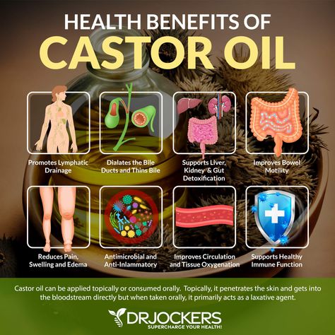 Castor Oil: Key Health Benefits and How to Use It - DrJockers.com Castor Oil Pack Benefits, Castor Oil Uses, Fennel Essential Oil, Castor Oil Benefits, Castor Oil Packs, Fluid And Electrolytes, Liver Detoxification, Organic Castor Oil, Jamaican Black Castor Oil