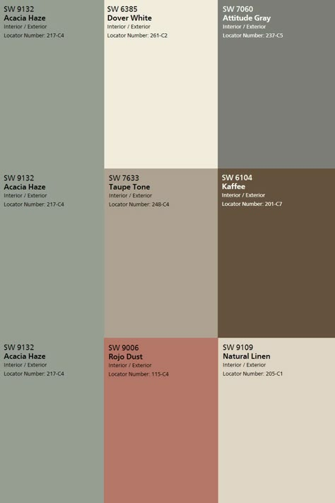 Sw Acacia Haze, Acacia Haze Sherwin Williams, Acacia Haze, February Colors, Color Pallete, Interior Paint Colors, Color Palette Design, Exterior Paint Colors, Color Pick