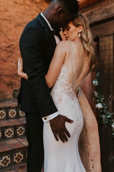 Summer Backyard Wedding, Asha Bailey, Biracial Women, Black Man White Girl, Interracial Family, Interracial Wedding, Wedding Backyard, Black And White Couples, Interacial Couples