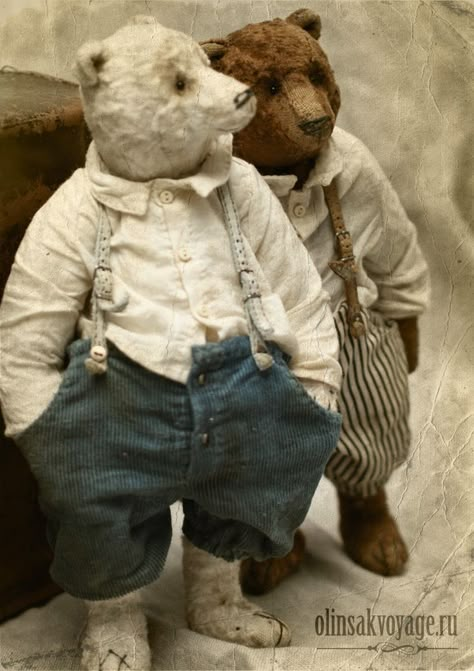 umla: “ (via (104) olin sakvoyage: Мои “Рузвельт медведи”. | dolls | Pinterest) ” Old Teddy Bears, Antique Teddy Bears, Teddy Bear Doll, Teddy Bear Picnic, Tatty Teddy, Vintage Teddy Bears, Love Bear, A Teddy Bear, Handmade Teddy Bears