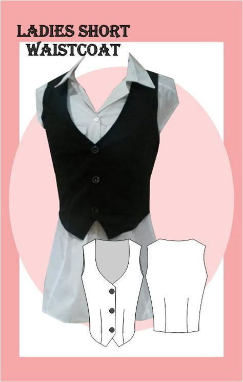 Funky Waistcoat, Waistcoat Pattern, Metric Measurements, Diy Clothes Design, Plain Paper, Professional Wardrobe, Sewing Design, Vest Pattern, Diy Sewing Clothes