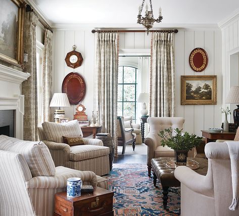 Southern Traditional Bedroom, Traditional Southern Home, Southern Home Magazine, Traditional Home Magazine, Southern Interior, Southern Home Interior, Army Brat, Southern Cottage, Southern Traditional