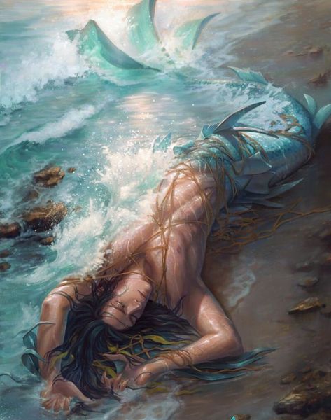 Mermaid Anatomy, Mermaids Exist, Mermaid Boy, Male Mermaid, Fantasy Ideas, Fantasy Mermaids, Washed Ashore, Mermaid Core, Mermaid Swimming