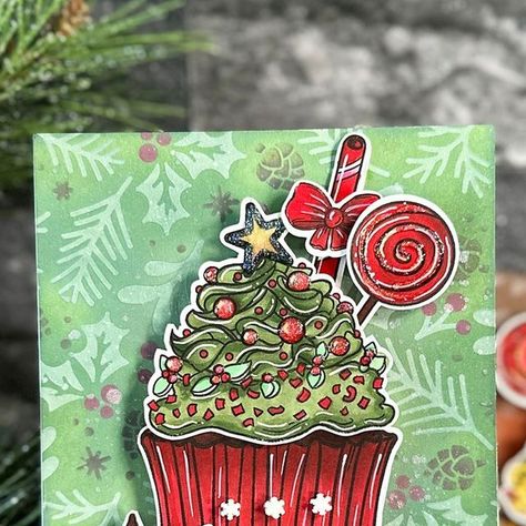 Nichol Spohr LLC on Instagram: "Happy STAMPtember! The @simonsaysstamp STAMPtember fun continues with the Exclusive Limited Edition Stamp Set from Brutus Monroe, Tricks and Treats! Today I'm sharing a trio of seasonal cupcake cards featuring these darling images. I feel like my Brutus Monroe cards follow a "recipe" these past couple of years. I love a good ink blended background with some stenciling and then beautifully colored images. Scroll to the bottom to see photos of my 2022 and 2021 Brutu Brutus Monroe Cards, Stamptember 2023, Nichol Spohr, Cupcake Cards, My 2022, Cupcake Card, Christmas Card Art, Christmas Cupcakes, Stenciling