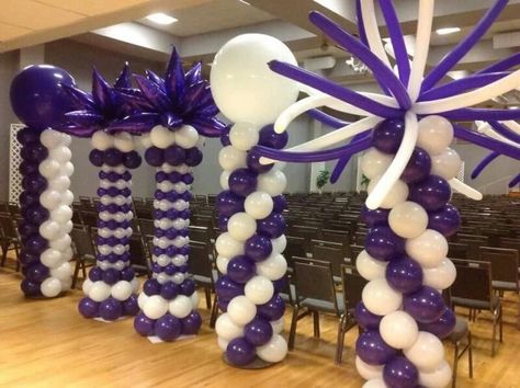 Balloon Decoration Ideas, Column Ideas, Balloon Pillars, Balloons Galore, Balloon Tower, Celebration Balloons, Balloon Display, Balloon Crafts, Balloon Arches