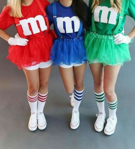 M And Ms Halloween Costume, Mm Costume Group, M And M Costume Ideas, M And Ms Costume, M&m's Halloween Costume, Halloween Costumes M & M's, Pink M&m Costume, Red M&m Costume, M&m Halloween Costumes