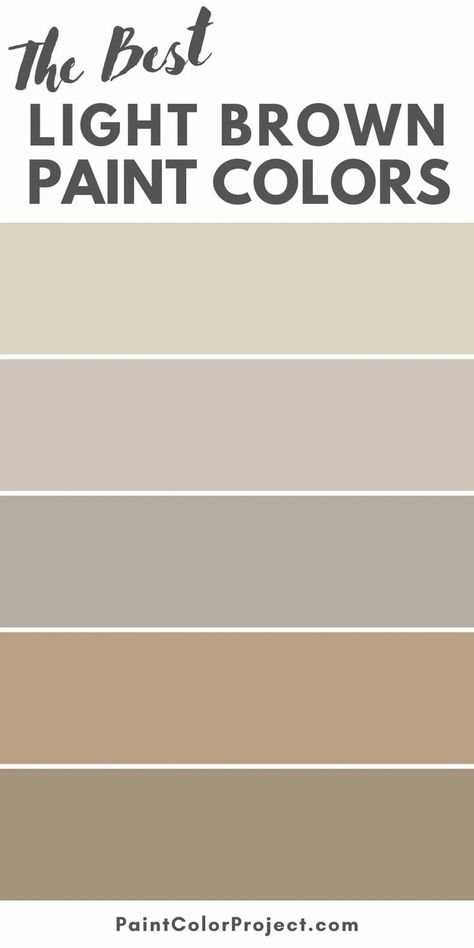 Warm up your space with my guide to the best light brown paint colors. They’ll bring warmth and style to any room. Behr Light Brown Paint Colors, Light Brown Wall Paint, Wheat Paint Color, Warm Paint Colors For Bedroom, Light Brown Paint Colors, Camel Paint Color, Perfect Taupe Behr, Light Brown Paint, Grant Beige