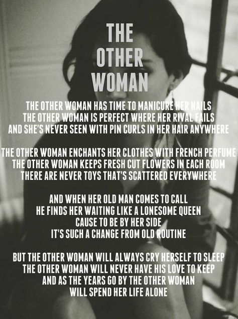 life is too short. Make the decision to live with integrity and expect more for yourself then taking men second hand that were never yours to begin with. The Other Woman Quotes, Other Woman Quotes, Affair Quotes, The Other Woman, Lana Del Rey Lyrics, Karma Quotes, Truth Hurts, Other Woman, Quote Aesthetic