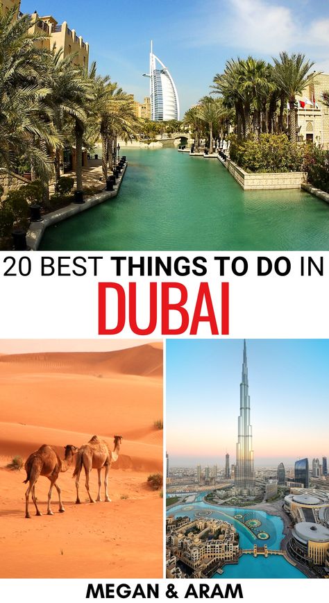 What To Do In Dubai, Best Places In Dubai, Dubai Itinerary, Dubai Travel Guide, Things To Do In Dubai, Dubai Beach, Dubai Desert Safari, Desert Safari Dubai, Miracle Garden