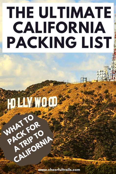 What To Pack For California Trip - California Packing List What To Pack For California, Orlando Itinerary, California Packing List, Map Photography, Business Trip Packing List, Los Angeles Itinerary, Ultimate Packing List, Travel Packing Tips, California Trip