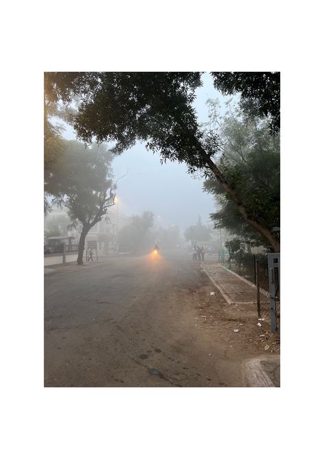 A rare winter morning in Ahmedabad. Winter Foggy Morning Snap, Winter Morning Snap, Winter Foggy Morning, Winter Morning, Early Winter, Foggy Morning, Instagram Ideas Post, Winter Mornings, Instagram Ideas