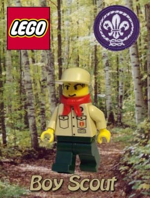 Boy Scout: A LEGO® creation by Red 5 ... : MOCpages.com- has a decal for the shirt... I wonder if you could print it onto a clear shipping label and then cut it to size? Boy Scouts Eagle, Tiger Scouts, Cub Scout Crafts, Eagle Scout Ceremony, Cub Scout Activities, Eagle Project, Eagle Scouts, Scout Mom, Scout Activities