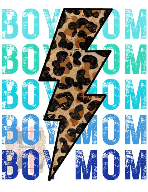 This is a digital download. No physical item will be shipped.  This design is for personal use and small commercial use on physical products only. Leopard Lightning Bolt, Boy Mama, Face Down, Boy Mom, Lightning Bolt, Art Clothes, Colorful Hoodies, Cute Shirts, Heat Press