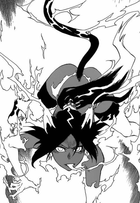 Bleach Yoruichi Manga, Yoruichi Shihouin, One Piece Cartoon, Bleach Anime Art, Bleach Characters, Bleach Art, Bleach Manga, Anime Akatsuki, Anime Tattoos