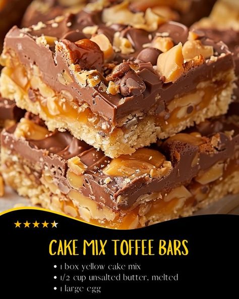 Kookie Cookies, Apple Caramel Cheesecake, Caramel Cheesecake Bars, Health Dessert Recipes, Toffee Dessert, Baked Goods To Sell, Easy Bars, Caramel Squares, Chewy Toffee