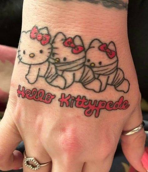 Sigma Tattoo, Pokemon Tattoos, Hello Kitty Tattoo, Pokemon World, Emo Tattoos, Kitty Tattoo, Old Pokemon, Z Tattoo, Hello Kitty Tattoos