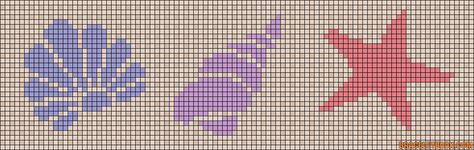 Alpha Pattern #11736 added by prince5775 Cross Stitch Family, Framed Cross Stitch, Shell Pattern, Pixel Pattern, Diy Crafts Jewelry, Crochet Purses, Alpha Patterns, Loom Beading, Baby Knitting Patterns